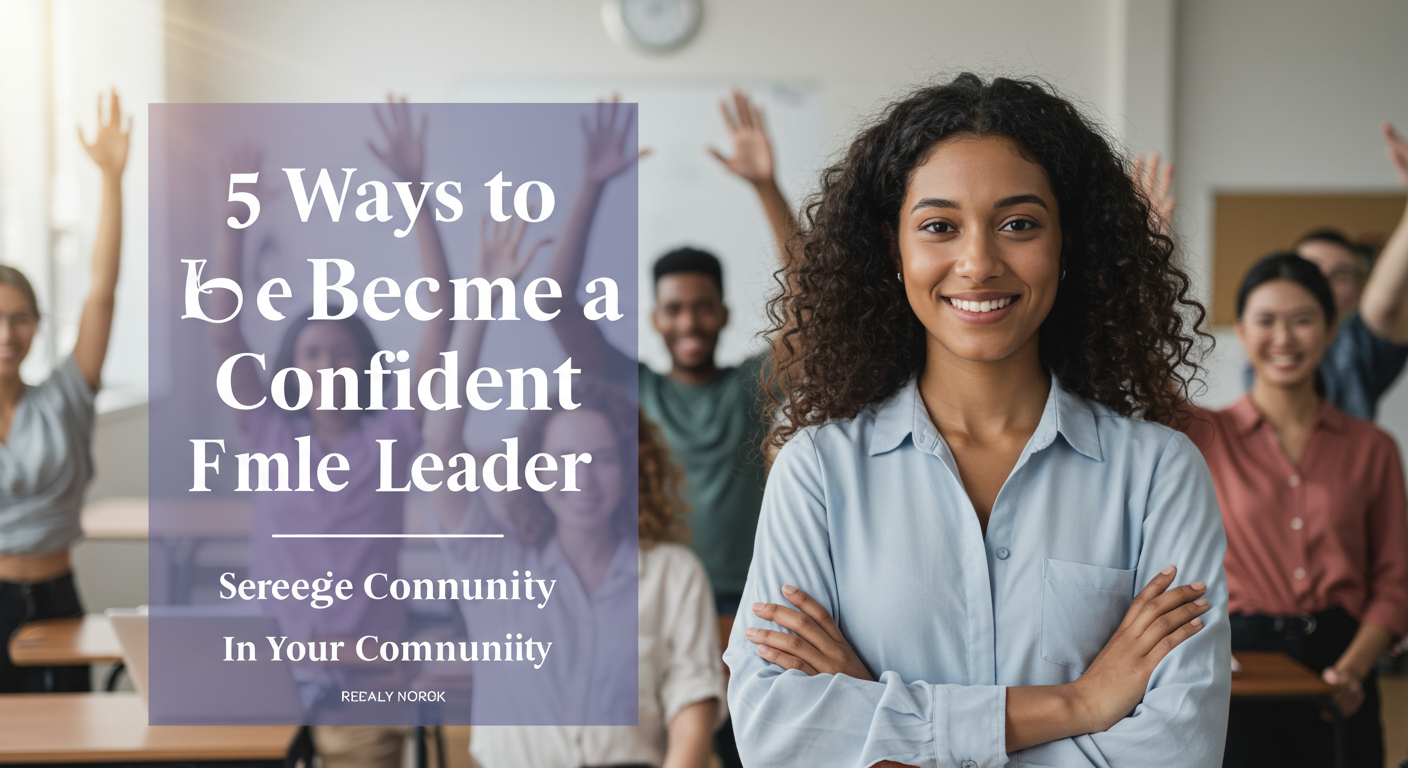 5 Ways to Become a Confident Female Leader in Your Community